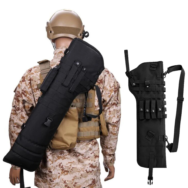 Training Combat Equipment Tactical Long Gun Shotgun Assault Backpack Camping Hunting Shoulder Carrying Air Gun Bag