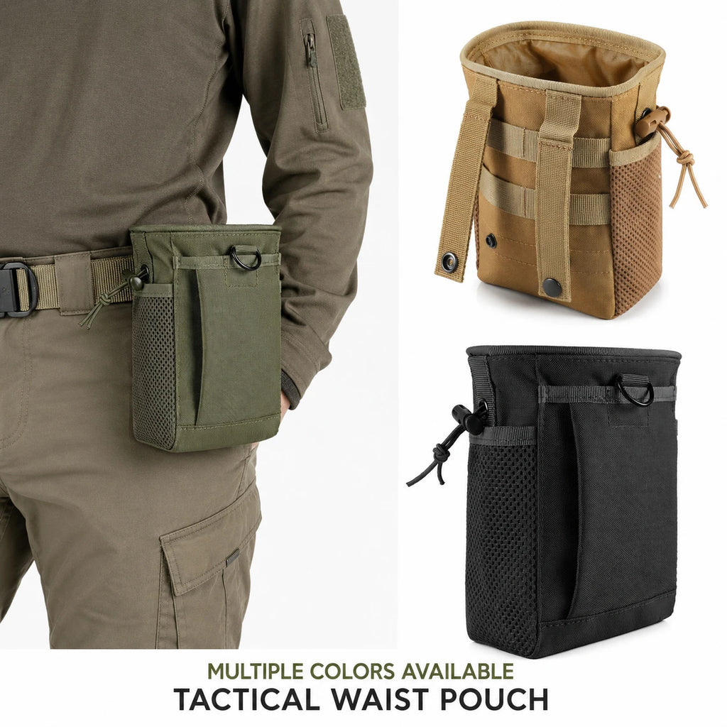 NEW Outdoor 3-5L Tactical Molle 800D Nylon Dump Drop Pouch Recycle Waist Pack Ammo Bags Airsoft Accessories Bag Pouches