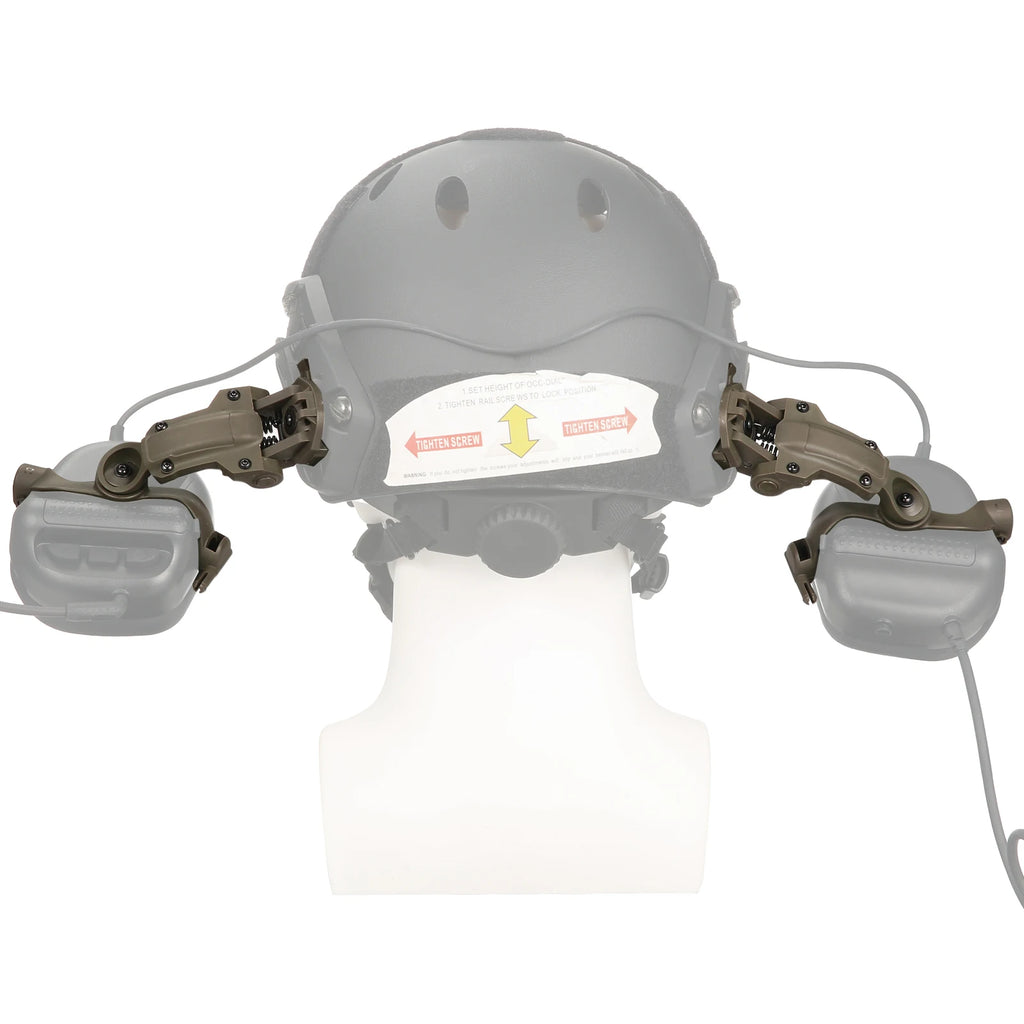 Shooting Headset Bracket Rail Mount Kit ARC Helmet Rail Adapter for OPS Core ARC and Team Wendy