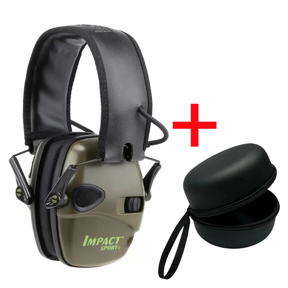 Electronic Shooting Earmuffs, Hearing Protection Shooters, NRR 22dB Noise Reduction Gun Range Ear Protection Hunting Headphones