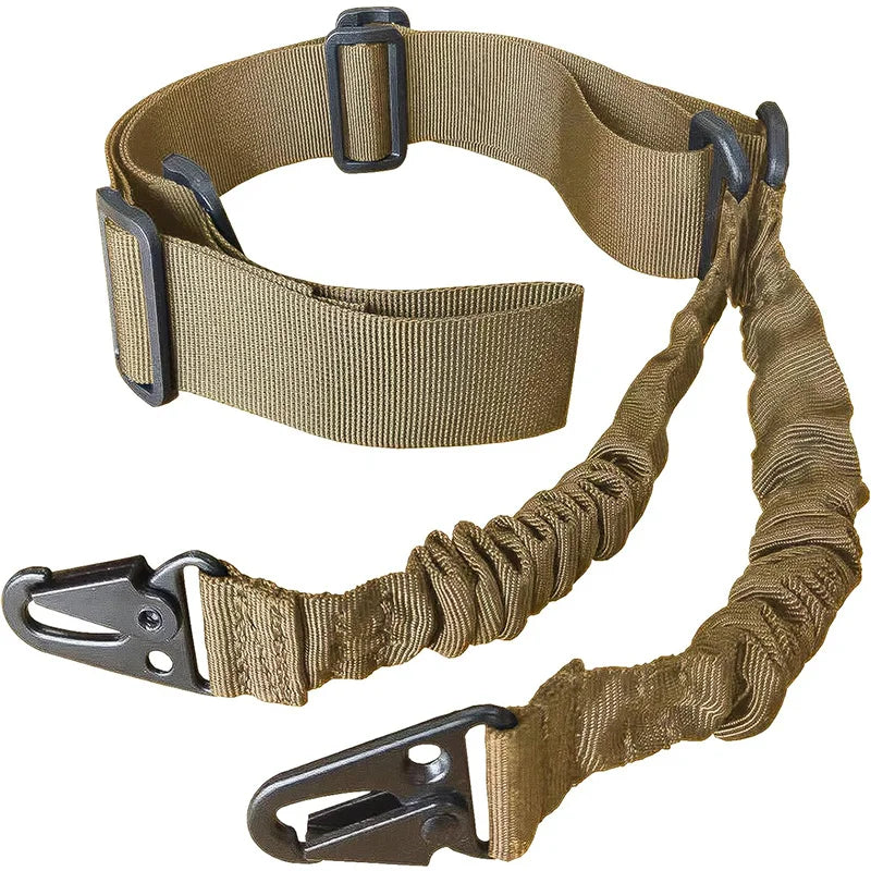 Two Points Rifle Sling With Length Adjuster Traditional Sling With QD Metal Hook For Hunting Tactical Sling Shoulder Straps