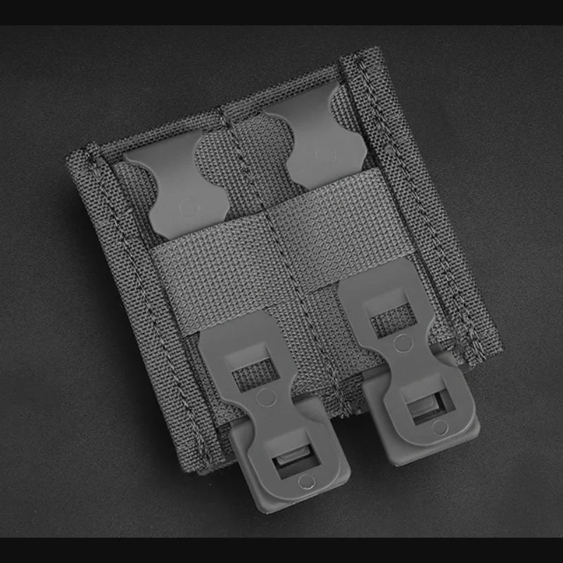 1911 Dual Magazine Pouch | MOLLE-Compatible Pistol Holder | Quick-Release Design