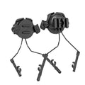 Tactical Helmet Earphone Mount Bracket Rotatable Retractable for Horn Compatible with Horn Tactical Helmet Electric Collet