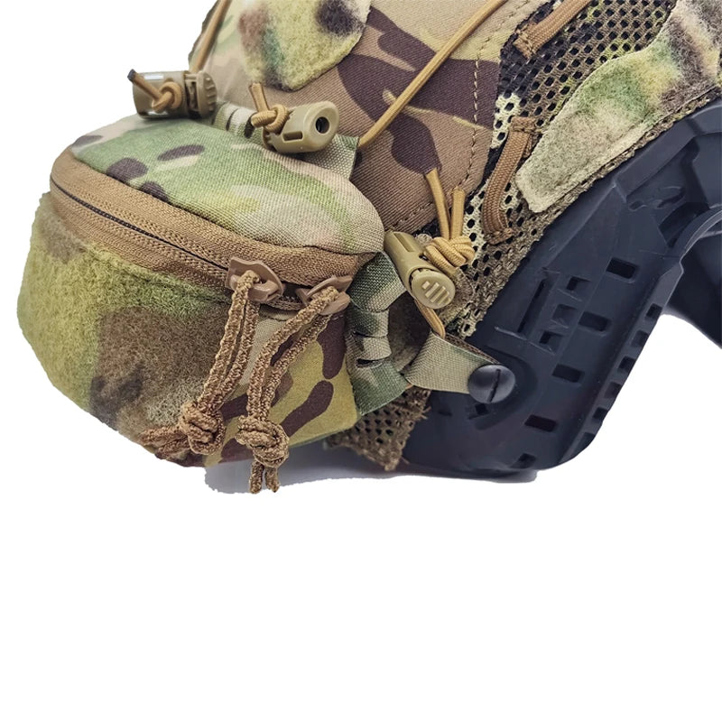 Tactical Helmet Battery Pouch SC Style Helmet NVG Night Vision Battery Pouch Gear Airsoft Helmet Storage Counterweight Bag