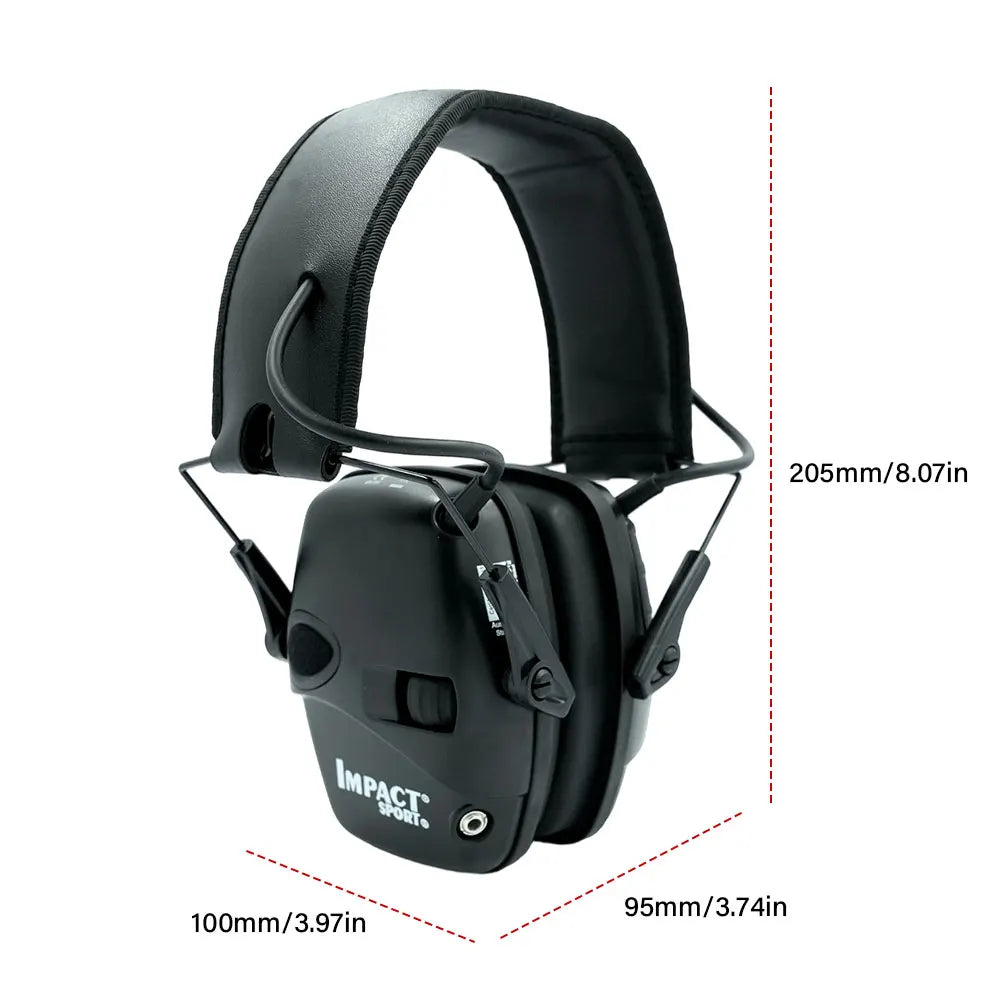 Over-Ear Active Shooting Headset Electronic Hearing Protection Earmuff Noise Cancelling Active Hunting Headset New