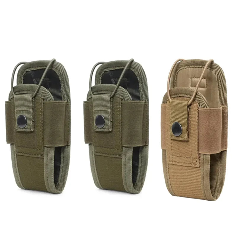 1/3pc Tactical Molle Radio Walkie Talkie Pouch Holder Pocket Waist Bag Portable Interphone Holster Carry Bag for Hunting Camping