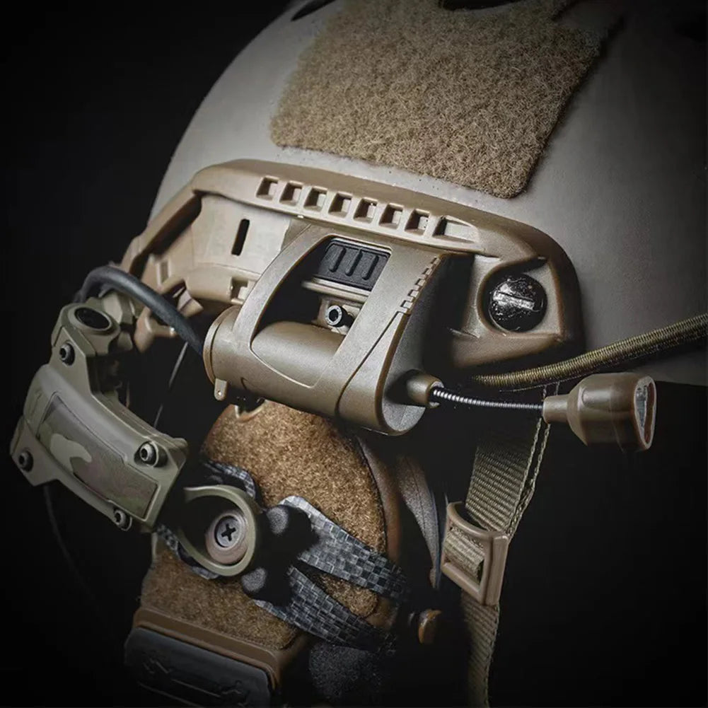 BOOIU MPLS Tactical Helmet Light 3 Modes LED Flashlight IR Lamp Outdoor Night Lighting For Hunting Military Cycling Helmet Lamp