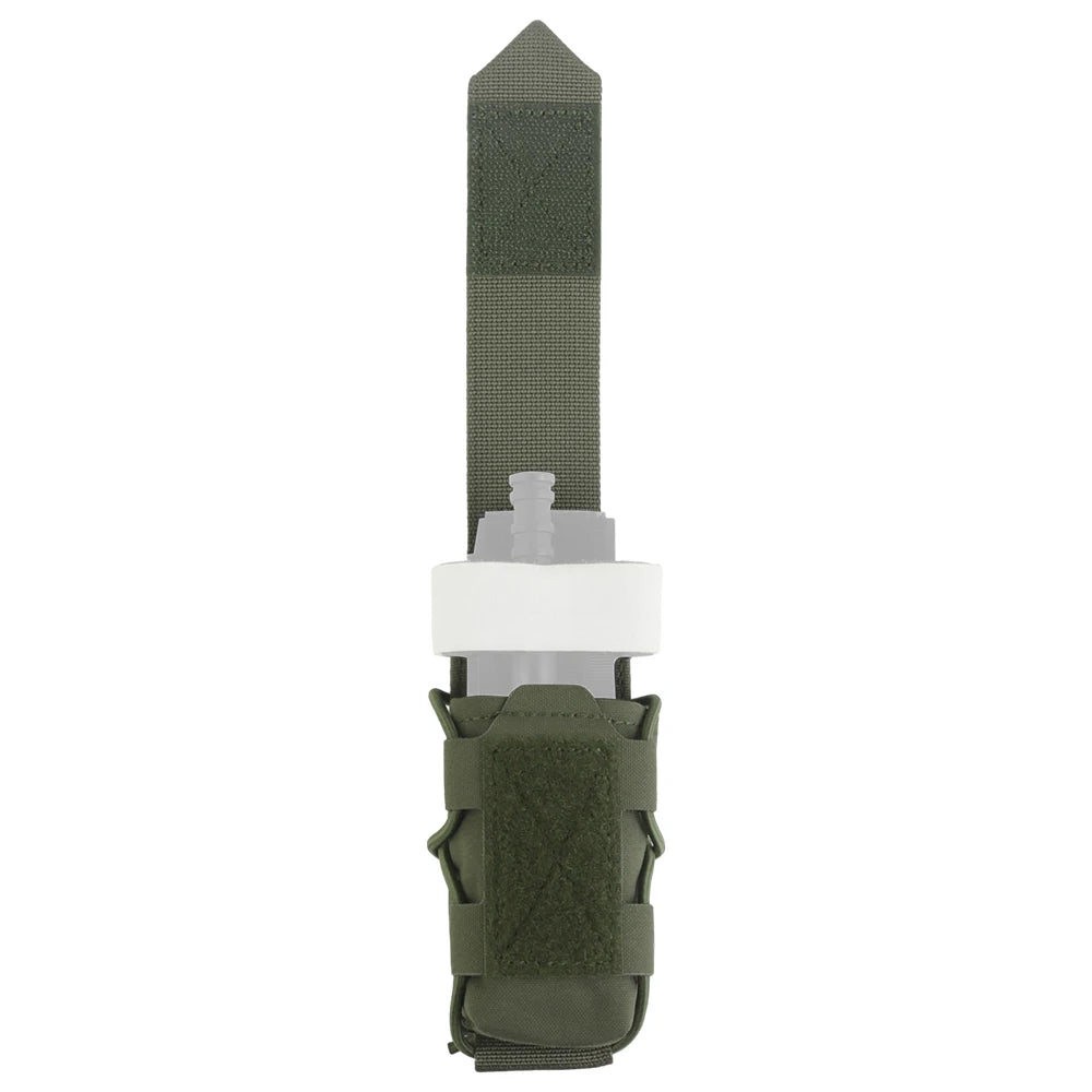 OPHIDIANTAC Tactical Tourniquet Pouch Universal Molle Medical Tool Carrier Vertical Flap Cover Bag for Hiking Hunting Outdoor
