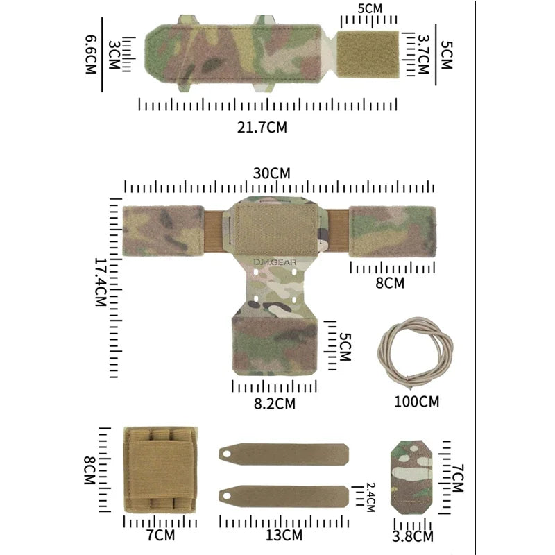 Aisorft Helmet Battery Pouch Tactical FAST Helmet Night Vision Battery Bag Hunting Counterweight Gear Storage Pouch Cover