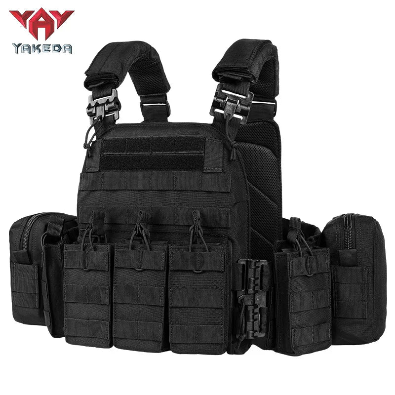 YAKEDA   Quick disassembly training vest, detachable and expandable, comfortable, breathable, wear-resistant and tear resistant