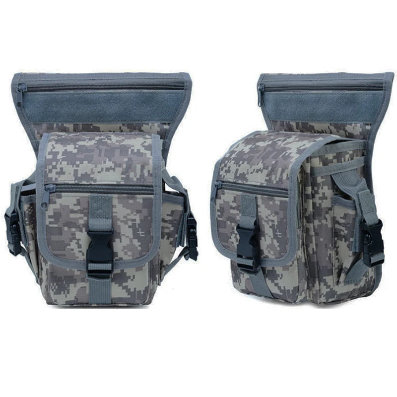 Tactical Oxford Molle Pack Drop Leg Bag Waist Belt Bag Men Outdoor Climbing Hunting Protable Bag