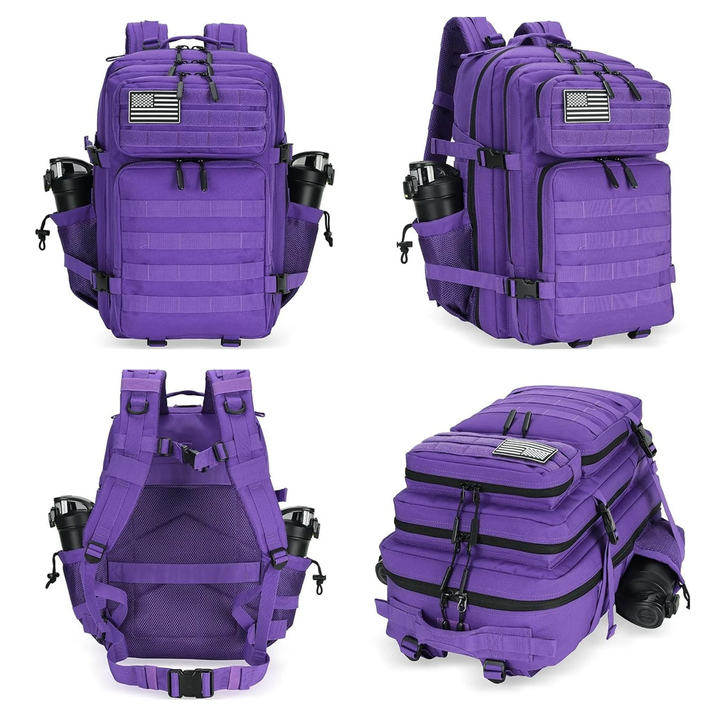 45L Tactical Backpack 3P Bag 3 Days Assault Outdoor Backpack Waterproof Climbing Rucksack Camping Hiking Hunting Mochila Bag