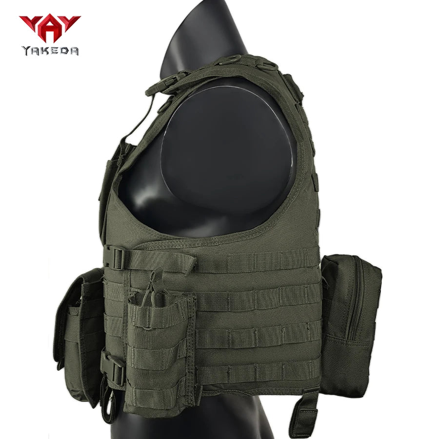 YAKEDA Multi functional Security Training Vest Belt Buckle MOLLE Expansion System Adjustable