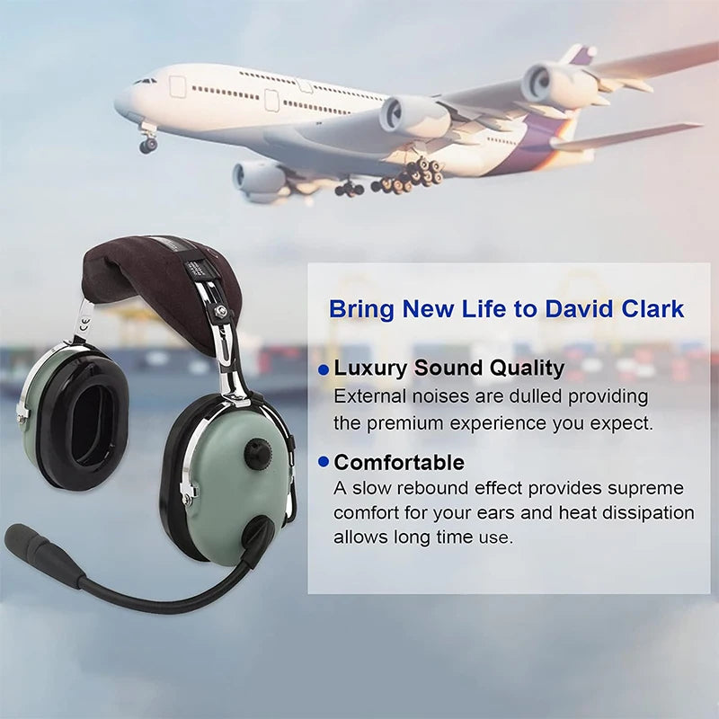 Gel Ear Seals Ear Pads Cushions for David Clark Replacement Gel Earpads Ear Cup for H10-60 H10-20 H10-76 H10-30 H10-13S，Rugged