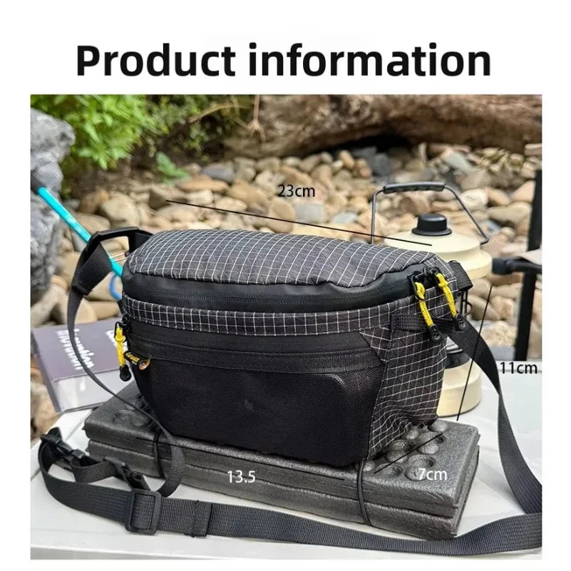 Outdoor Hiking Tactical Chest Bag Large Capacity Waterproof Nylon Crossbody Bag Sports Backpack Waist Pack Men Women