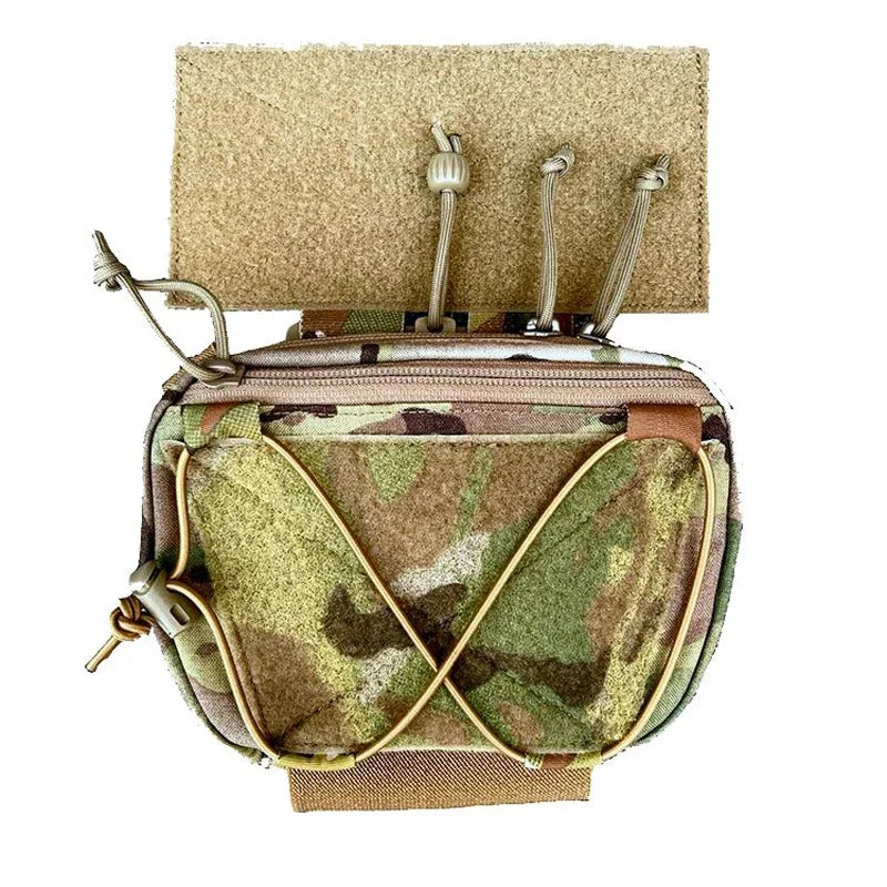 Tactics Chest Hanging Pouch D3CRM MK3 MK4 Vest Abdominal Bag Quick Release Expansion Belly Pouch Accessory