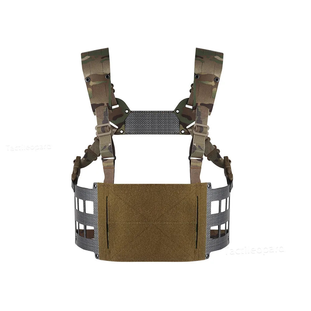 Tactical Extended Chest Ferro Style Chesty Rig Wide V2 Outdoor Hunting Gear Airsoft Training Equipment