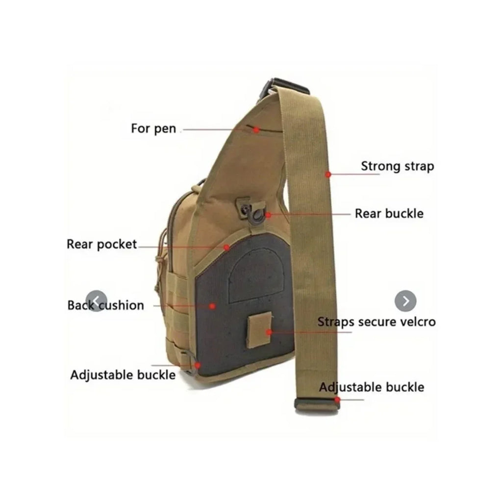 Outdoor Sport Tactical Pouch Hunting Shoulder Bag For Men Women Crossbody Bags Travel Chest Bag Hiking Camping Range Bags