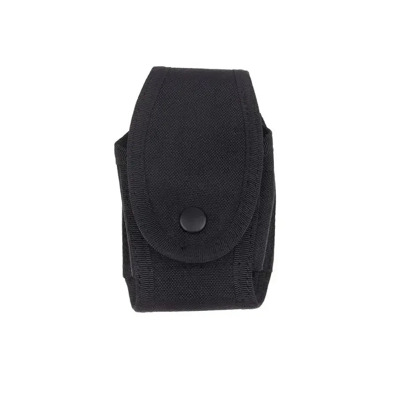 Tactical Molle Handcuff Holder,Quick Pull Out,Waist Pockets,Tool Key Phone Holder,Two Buttons,Adjustable,Fits 1.5inch Belt Loop