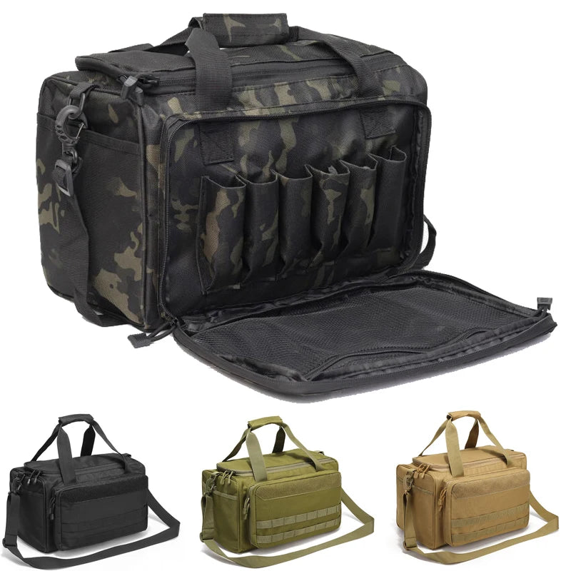 Oxford 900D Waterproof Outdoor Storage Shoulder Bag Tactical Bag Molle System Pistol Gun Bag Multifunctional Accessories Bag