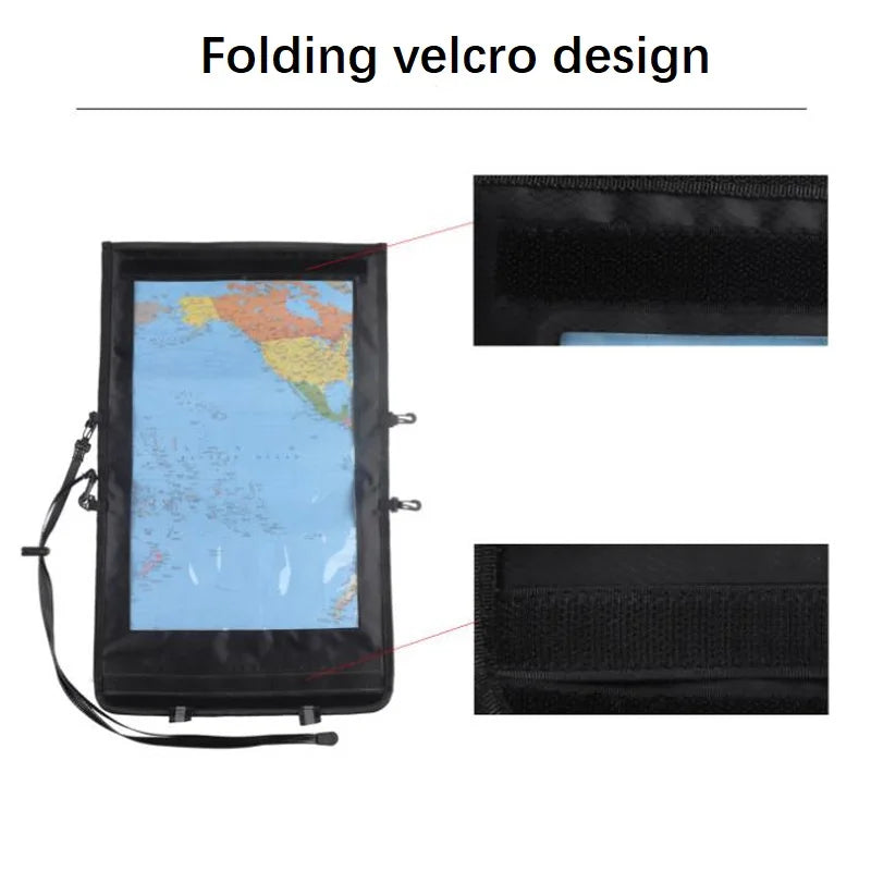 Tactical Hunting Portable Clear Camping Outdoor Waterproof Map Bag Cover Case Hiking Passport Holder Folding Storage Pouch Pack