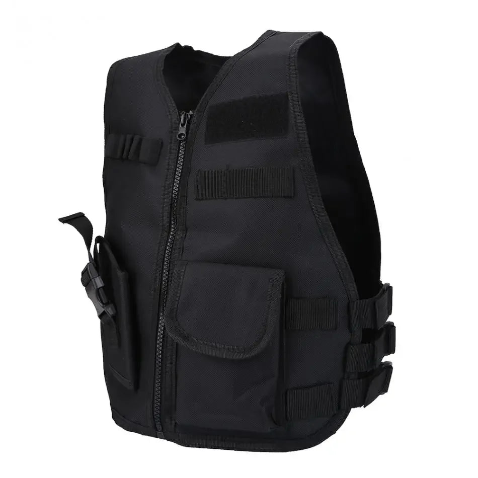 Children Military Tactical Hunting Sniper Vest Hunting Camouflage Uniform Jungle Hiking Clothing CS Game Vest for Kids