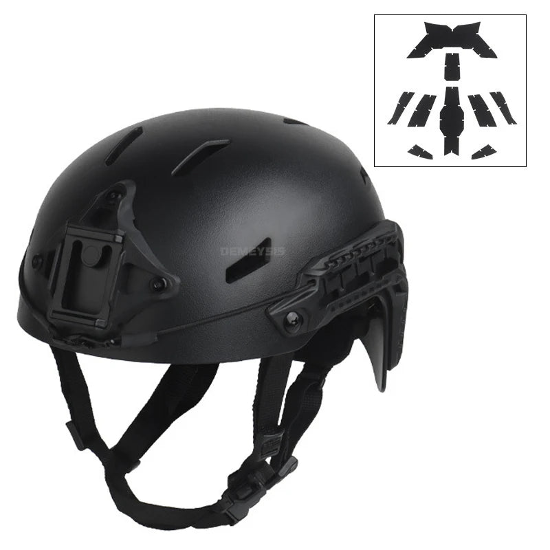 CS Airsoft Helmet Wargame Combat Training Sports Helmets Adjustable Suspension System Hunting Tactical Half Covered Helmet