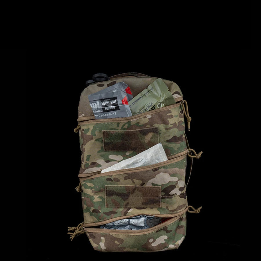 Tactical Bag Compact Assault Medical Commuter Backpack Outdoor First Aid Pocket Portable IFAK GP Pouch Hunting SS Style