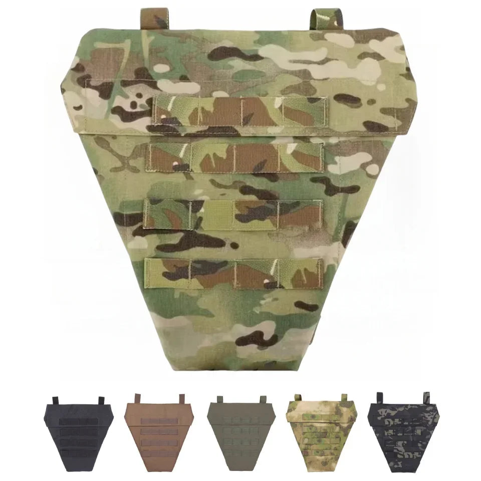 Tactical Pleated Airsoft Vest Crotch Groin Protection Hunting Gear Accessory Airsoft Men Molle Body Armor Bag Equipment
