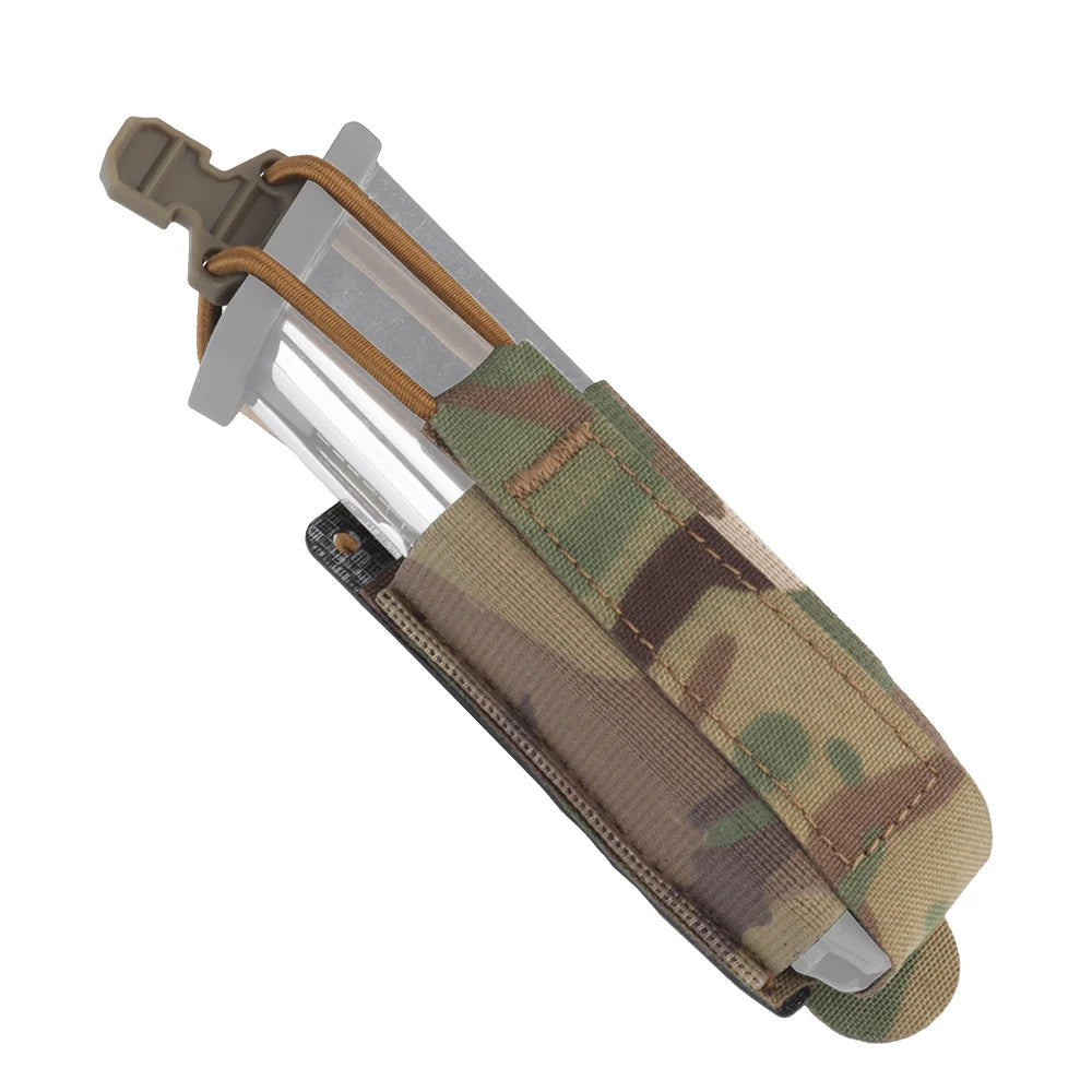 Tactical 9mm Magazine Pouch Elastic Single Pistol Mag Pouch Quick Release for G17 19 M9 SIG P226 Universal Pistol Mag Holder