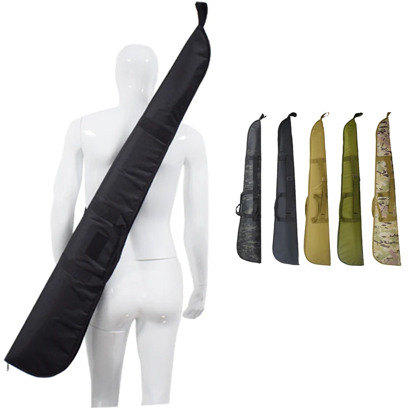 Outdoor Sport Airsoft Shooting Gun Bag with Cotton Pad Gun Carry Case Tactical Gear Hunting Gun Bag Holster 125CM