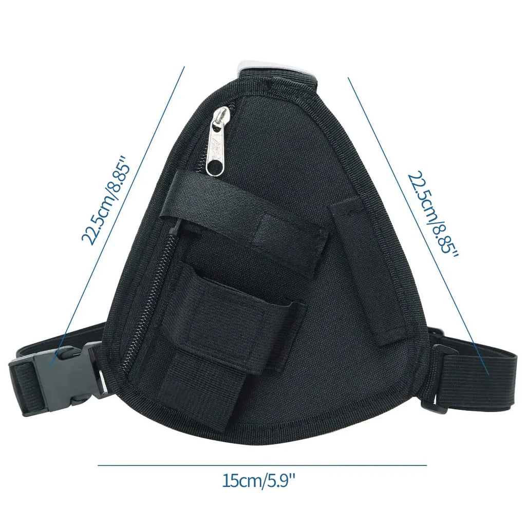 Walkie Talkie Chest Harness Shoulder Radio Holster Pack Adjustable Pouch Holster For Baofeng UV-5R UV-21 PRO Quansheng UV-K5 K6