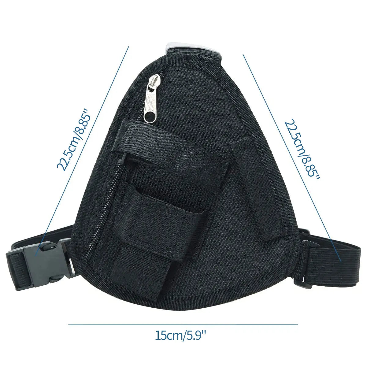 Walkie Talkie Chest Harness Shoulder Radio Holster Pack Adjustable Pouch Holster For Baofeng UV-5R UV-21 PRO Quansheng UV-K5 K6