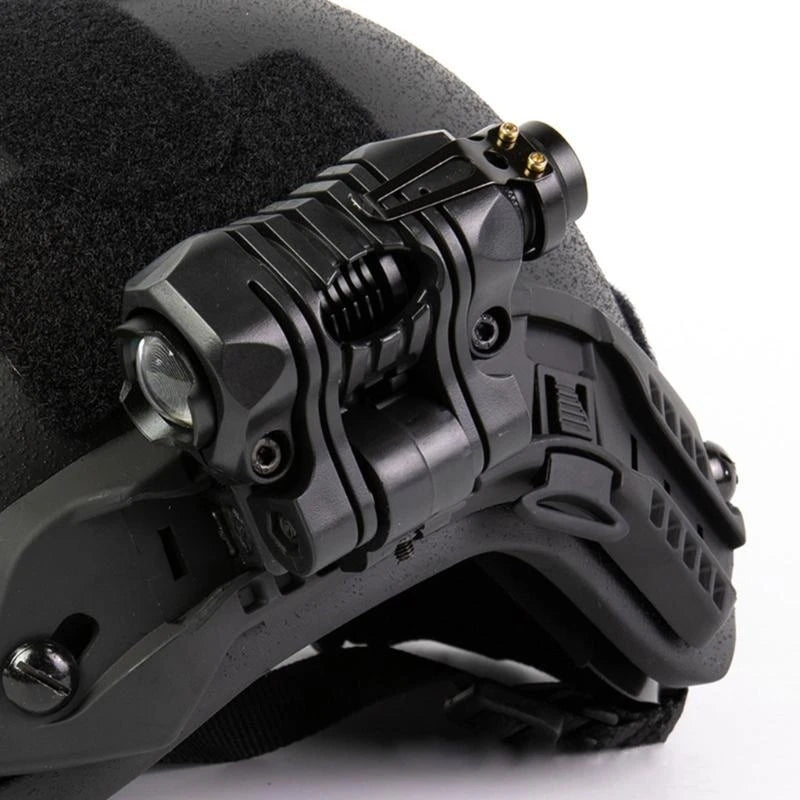 Flashlight Clamp Clip Fast Helmet Torch Case Quick Release Flashlight Lightweight Flashlight Portable Torch Holsters