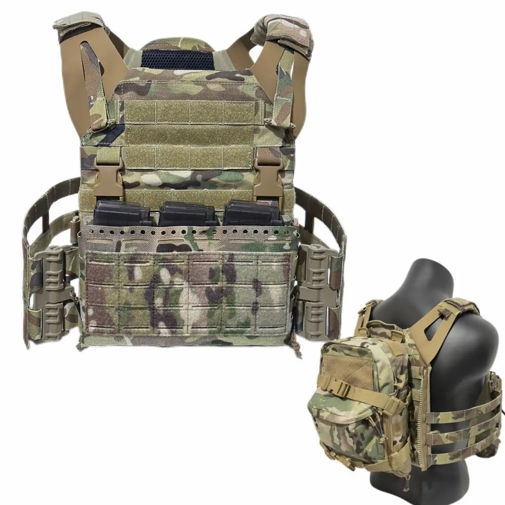 500D JPC 2.0 Tactical Vest Set Lightweight Quick Release Full Set of Equipment Airsoft CS Combat Vest Outdoor CS Hunting Gear