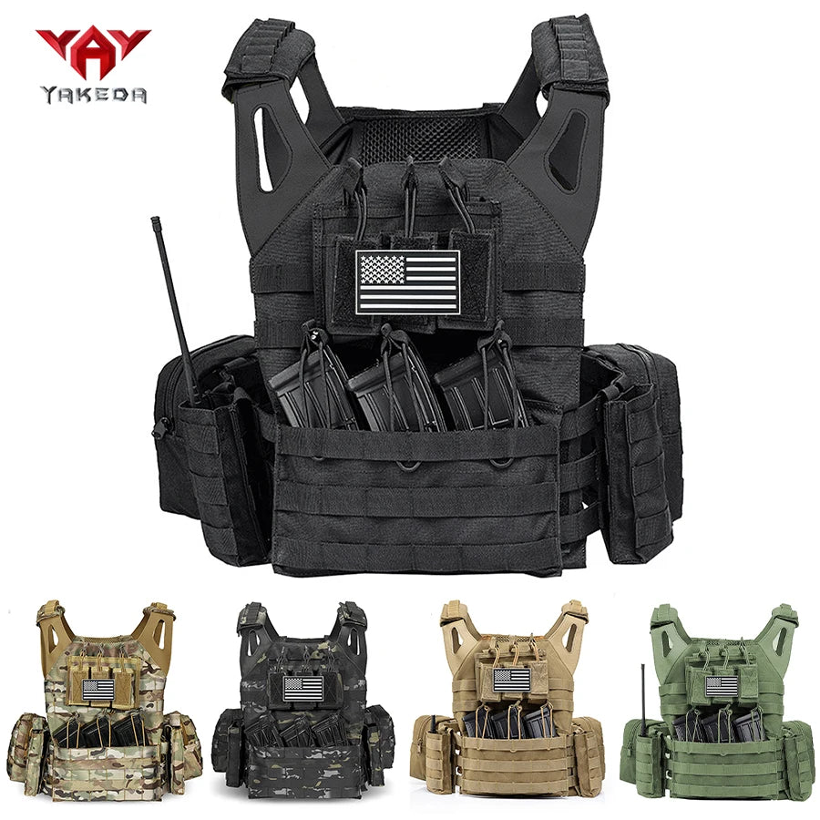 YAKEDA Adjustable Multifunctional Hunting Vest Suitable for Outdoor Activities