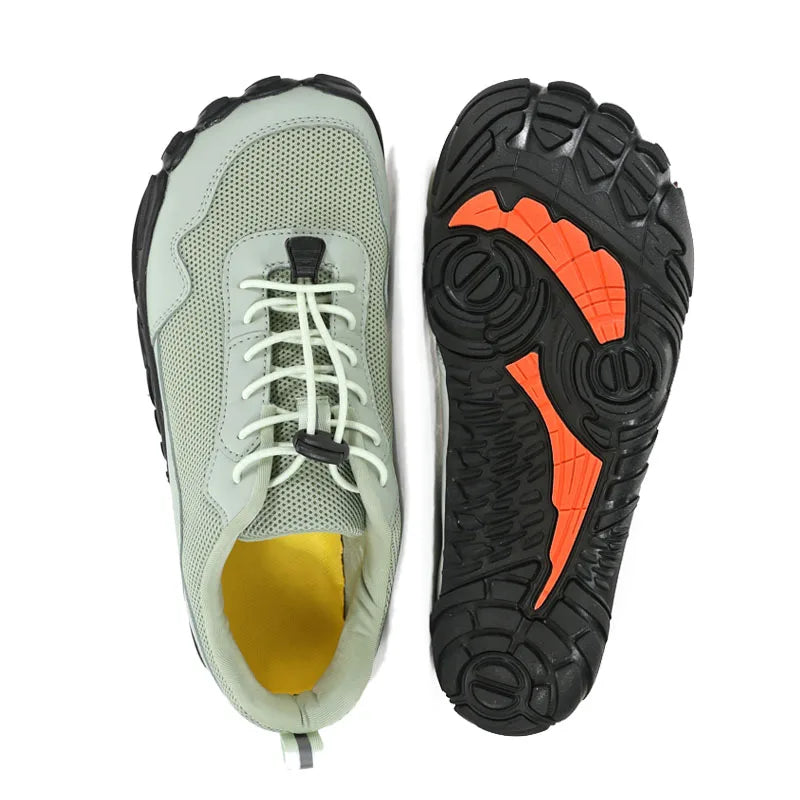 Men and Women Trail Running Barefoot Shoes Five Finger Walking Shoes Outdoor Breathable Quick Dry Men's Trekking Shoes Sneaker