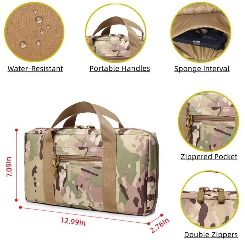 Outdoor Gun Carry Bag EDC Tool Pouch Hunting Accessories Magazine Pouch Holder Pistol Handgun Protection Case Holster