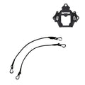Tactical Helmet Accessory Kit with Adjustable Elastic Rope and Mounting Bracket for FAST SF Compatible with FAST SF
