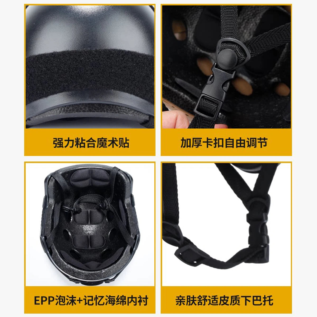 Fast Airsoft Helmet Set with Night Vision Model Tactial Headset Anti-Impact Protective Gear for Outdoor Field Combat Hunting
