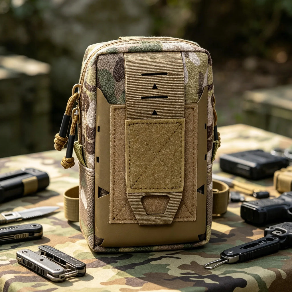 Tactical Molle Pouch Phone Pouch Outdoor Waist Bag Uility EDC Pouch Camping Hiking Hunting Accessories EDC Mobile Phone Holder