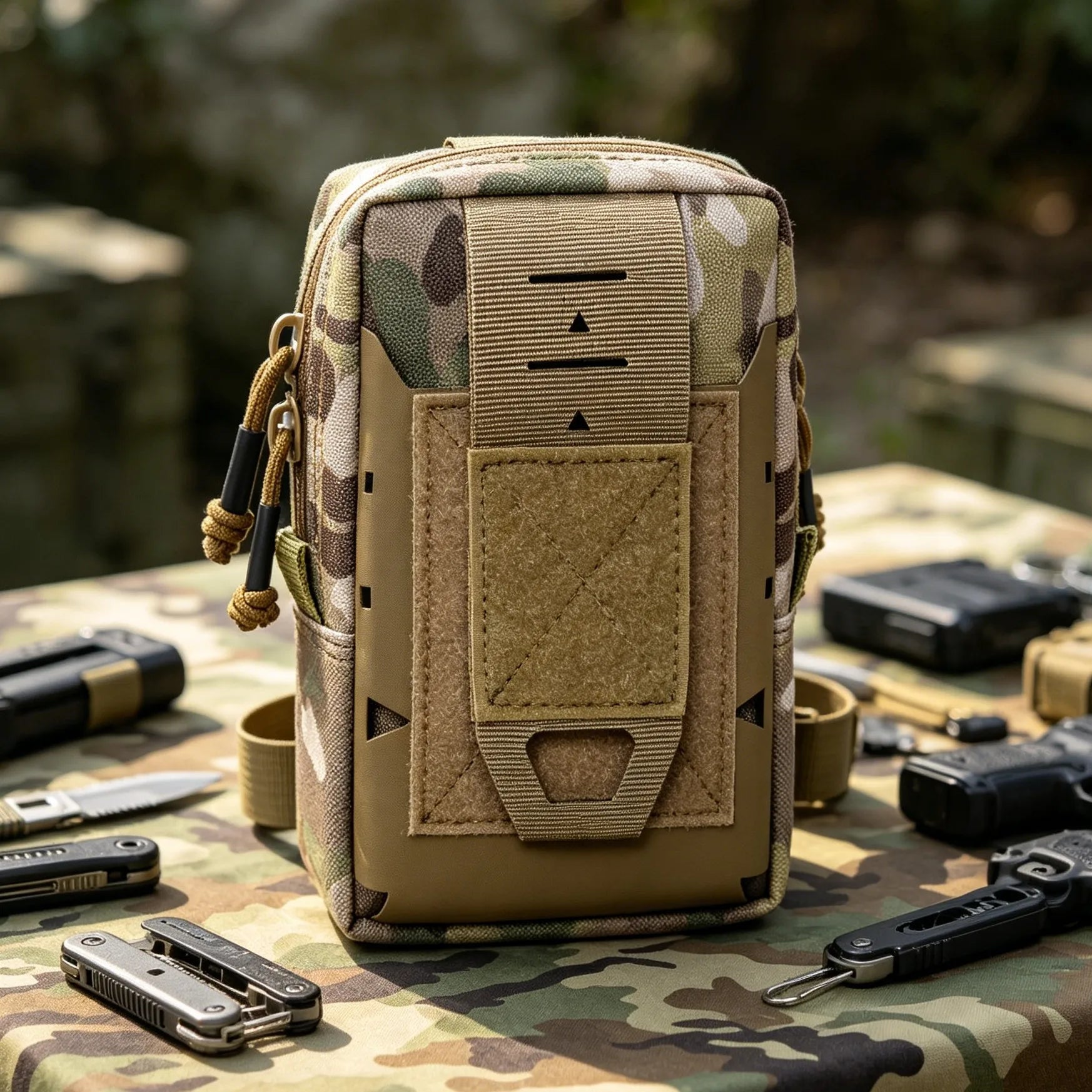 Tactical Molle Pouch Phone Pouch Outdoor Waist Bag Uility EDC Pouch Camping Hiking Hunting Accessories EDC Mobile Phone Holder