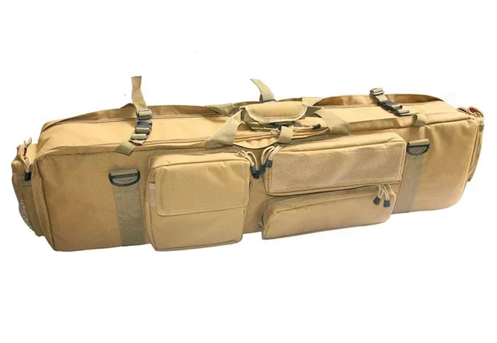 Tactical M249 Gun Bag Fishing Hunting Hiking Outdoors Rifle Backpack Outdoor Gun Carrying Protection Case With Adventure  Strap