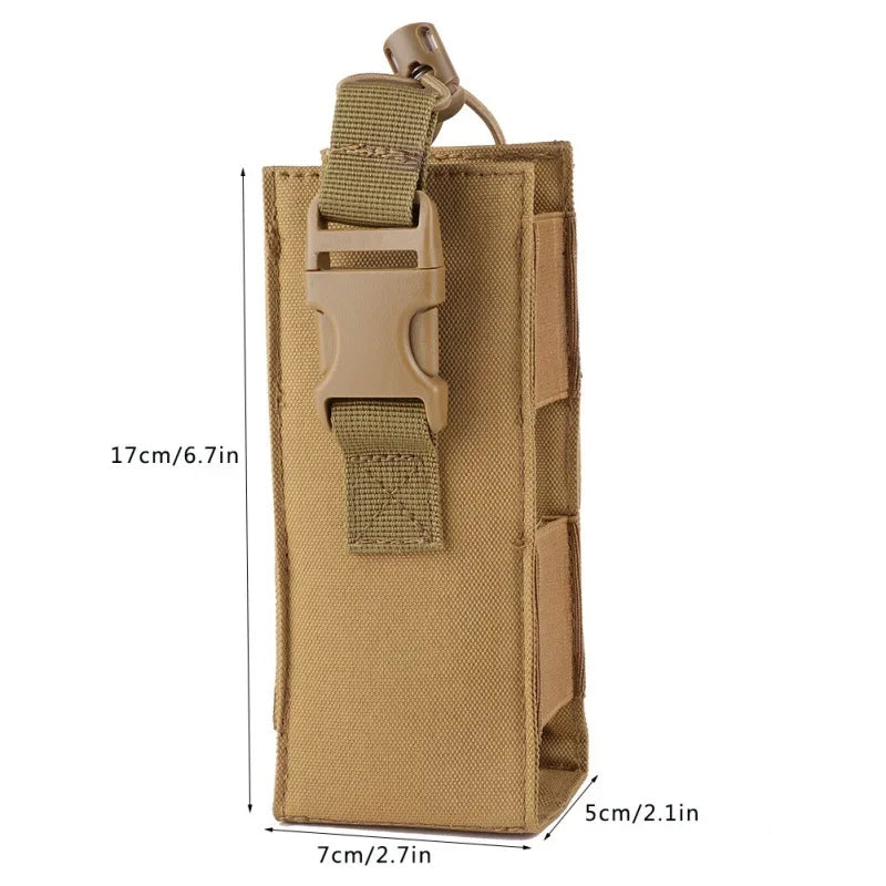 Molle Water Bottle Holster Pouches Outdoor Sports Riding Camping Hiking Hunting Travel Canteen Kettle Holder EDC Tool Waist Bag