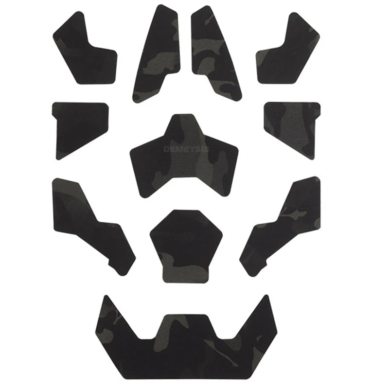 Tactical Helmet Camouflage Patches Helmet Magic Sticker Patches Hook Loop Fastener Sticky FAST SF High-Cut Helmet Accessories
