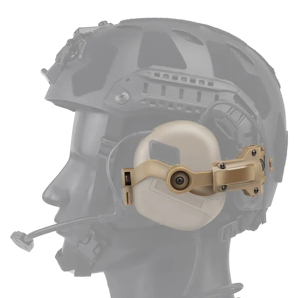 BOOIU Shooting Headset Bracket Tactical Helmet Rail Mount Adapter For OPS Core ARC/Wendy Multi-Angle Pickup Headphone Bracket
