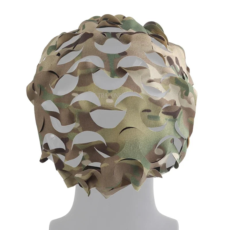 Tactical Fast Helmet Huting Airsoft PJ BJ MH Helmet Breathable Mesh Camo Cover Outdoor Shooting CS Gear Fast Helmets Cloth