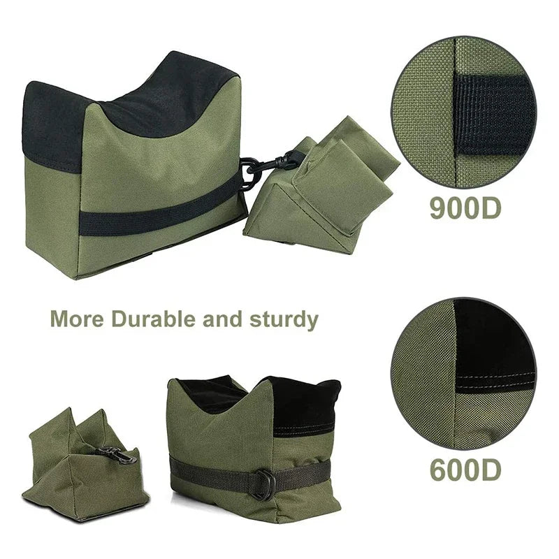 Outdoor lying ground support, fixed chin support, school sight clip, fixed bag, sandbag, hunting support bag