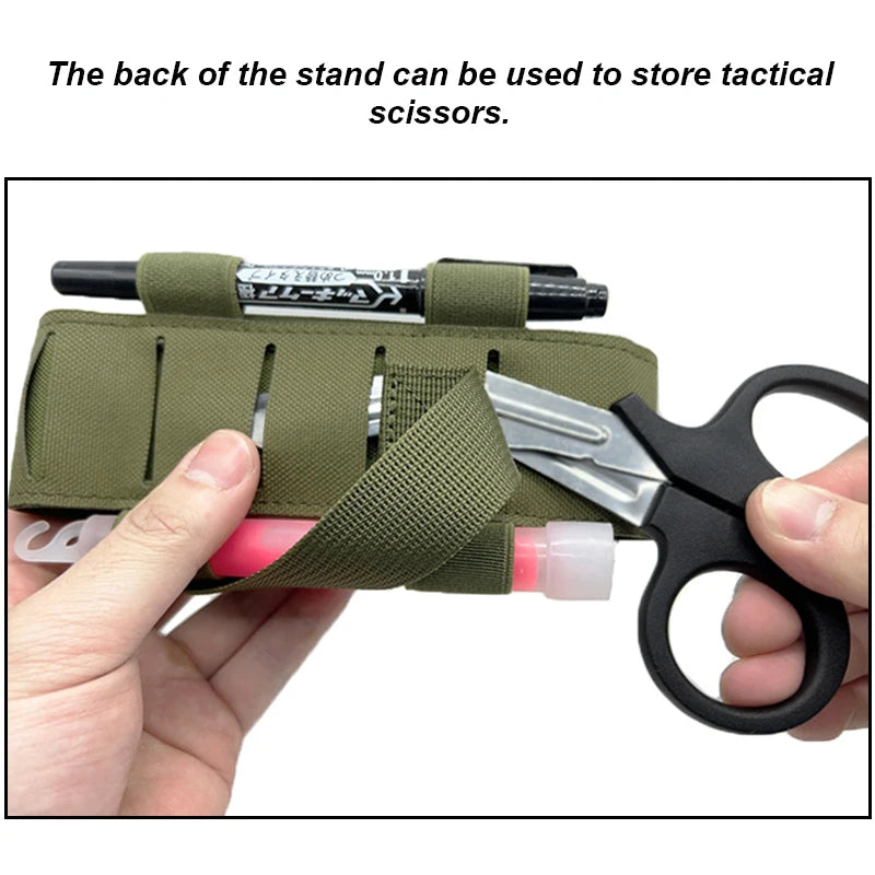 Tactical Tourniquet Pouch Trauma First Responder Tool Pouch Medical Scissors Holder Quick Access Duty Belt Hunting Accessories