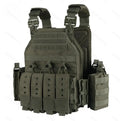 Tiexuebing 1000D Plate Carrier 6094Tactical Vest Outdoor Hunting Protective Adjustable Molle Vest for Airsoft Combat Accessories